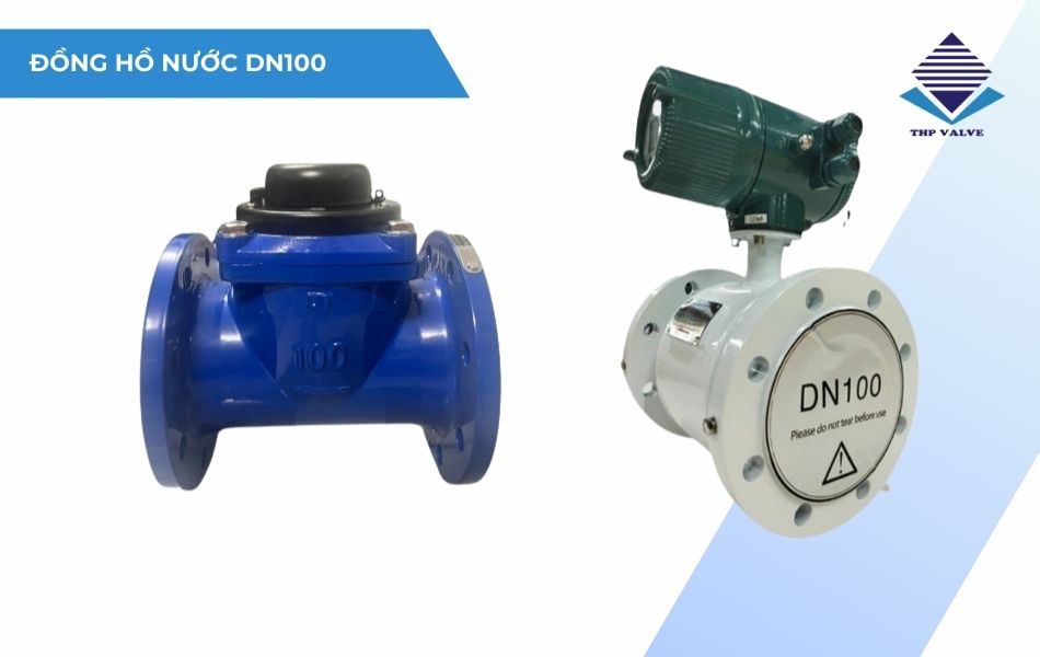 kích thước đồng hồ nước dn100