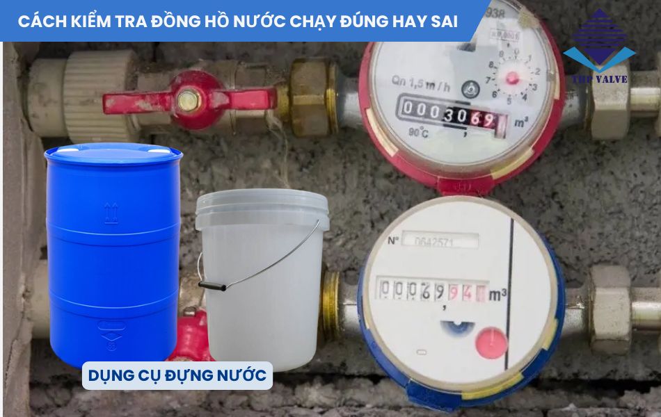 cách kiểm tra đồng hồ nước chạy đúng hay sai