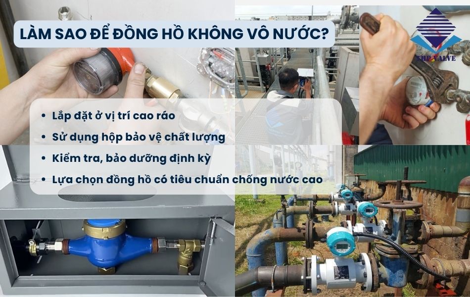 làm sao để đồng hồ không vô nước