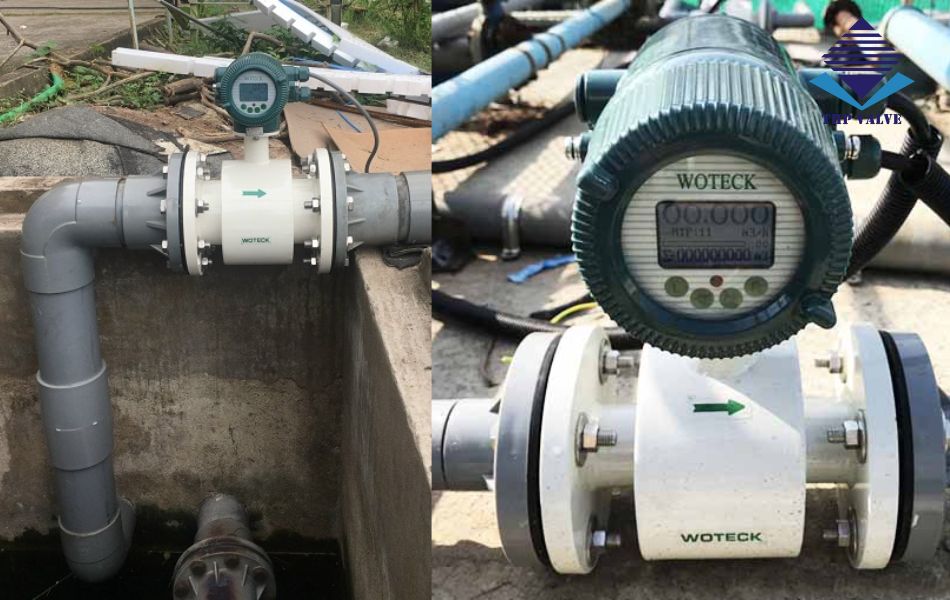 lắp đồng hồ lưu lượng nước thải trong cụm công nghiệp