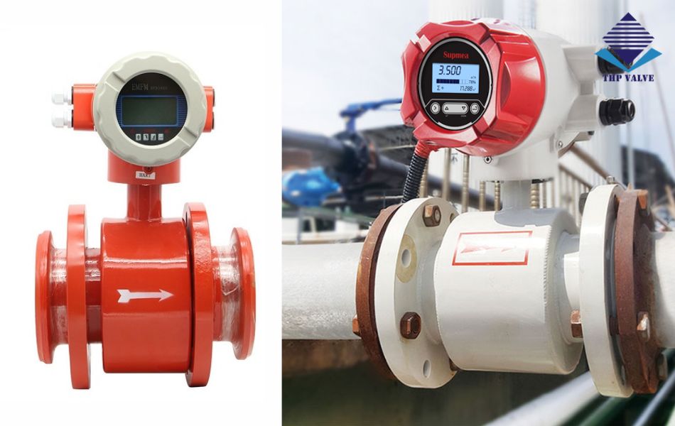 đồng hồ nước nóng điện từ