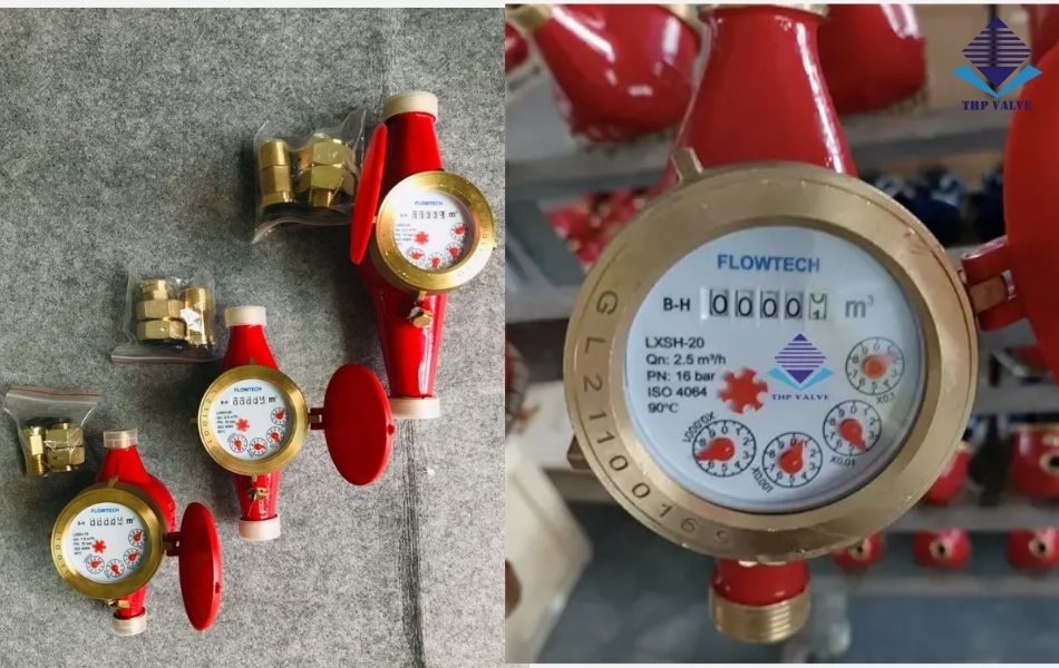 Đồng hồ nước nóng nối ren