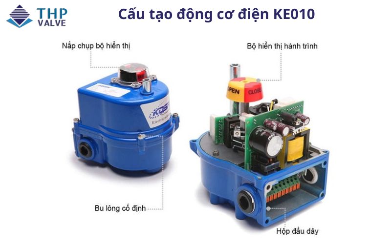 Cấu tạo của động cơ điện model KE010