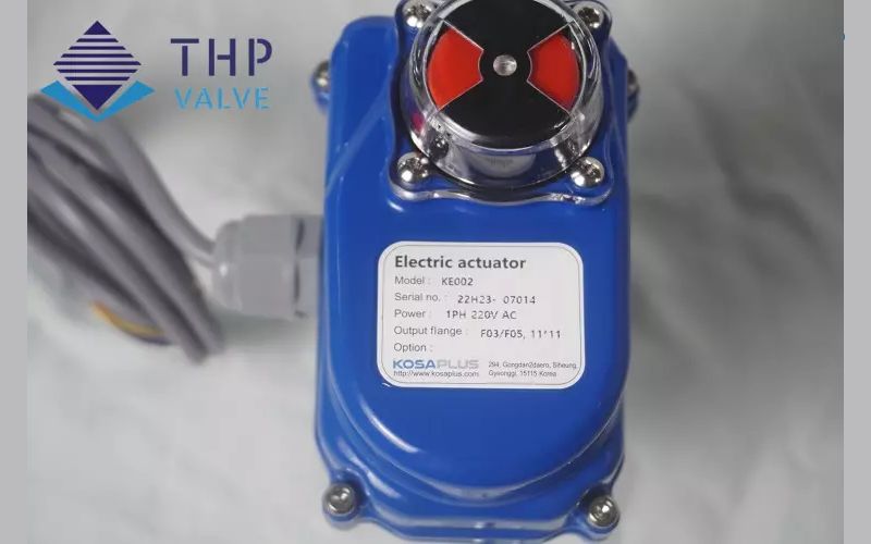 Động cơ điện (Electric Actuator) KE002 đạt chuẩn IP67, kháng nước kháng bụi