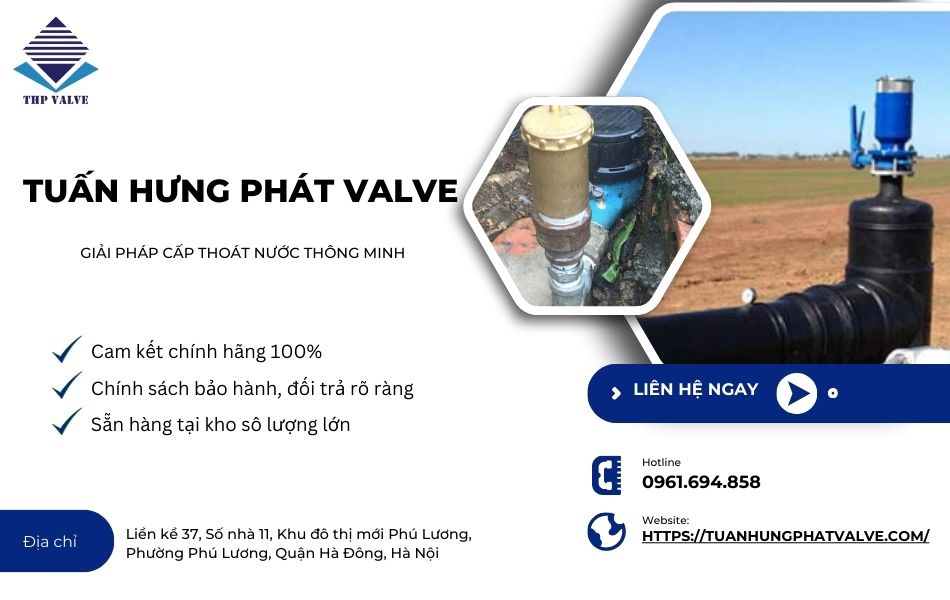 Tuấn Hưng Phát Valve là đơn vị cung cấp van xả khí uy tín, giá tốt