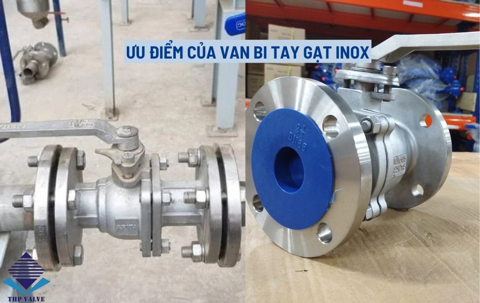 Van bi tay gạt chất liệu inox đem tới rất nhiều lợi ích thiết thực