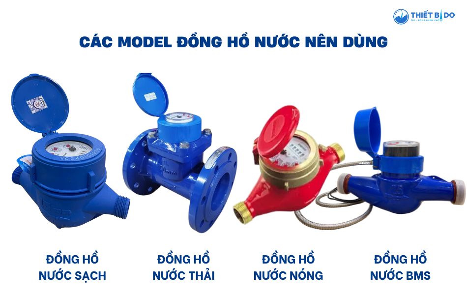 các loại đồng hồ nước nên dùng hiện nay