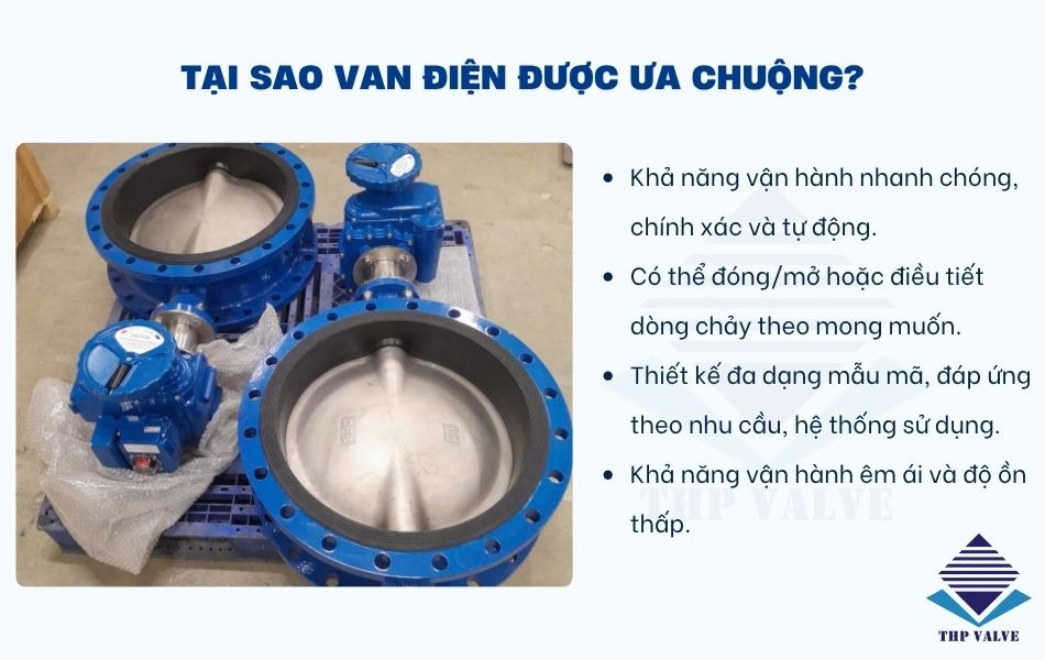 đặc điểm van điều khiển điện