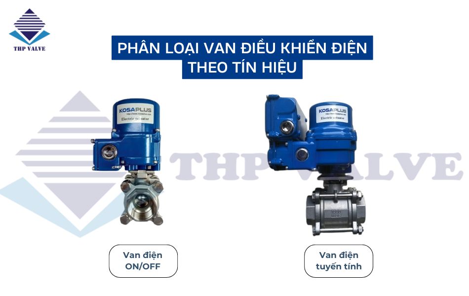 phân loại van điều khiển điện theo tín hiệu