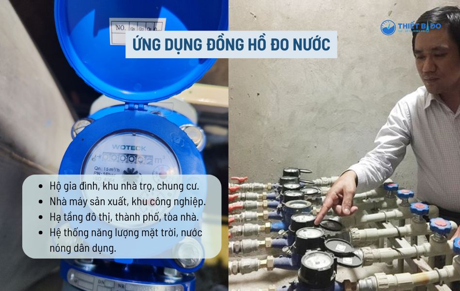 ứng dụng đồng hồ nước