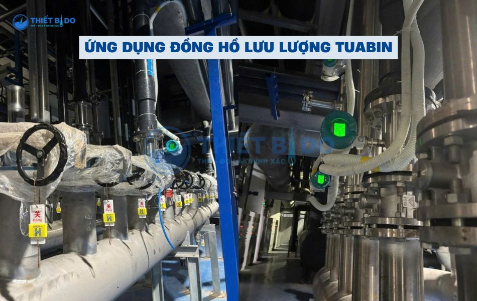 ứng dụng đồng hồ đo lưu lượng tua bin