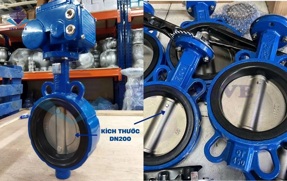 giới thiệu về van bướm dn200