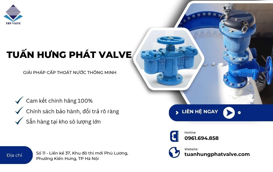 mua van xả khí chính hãng tại tuấn hưng phát valve