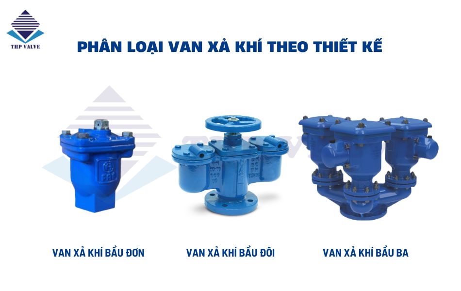 phân loại van xả khí theo thiết kế