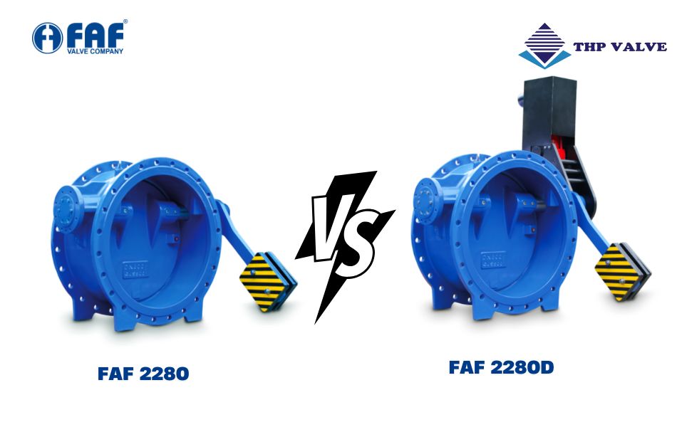 so sánh van một chiều đối trọng faf 2280 và faf 2280d