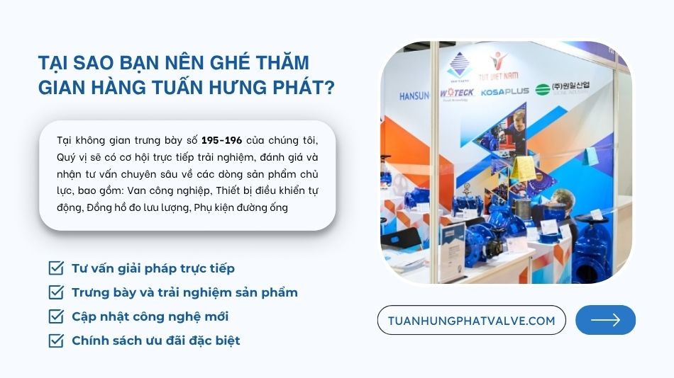 Hoạt động và sản phẩm trưng bày tại gian hàng Tuấn Hưng Phát