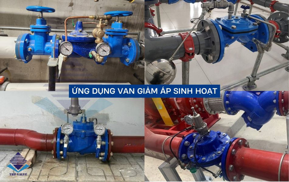 ứng dụng van giảm áp nước sinh hoạt