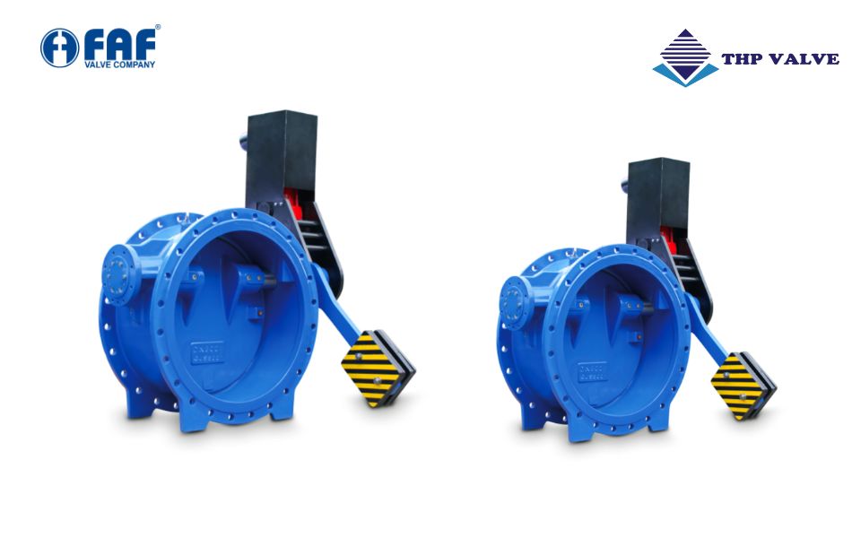 van 1 chiều đối trọng có phanh thủy lực faf 2280d