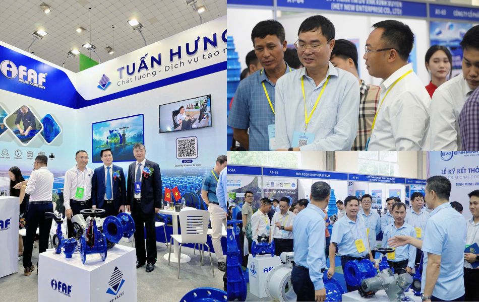 Tuấn Hưng Phát vinh dự đón các đoàn đại biểu, khách mời ghé thăm gian hàng