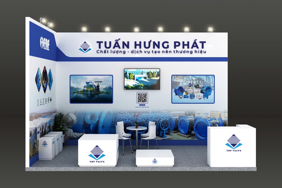 gian hàng tuấn hưng phát tại vietnam water week