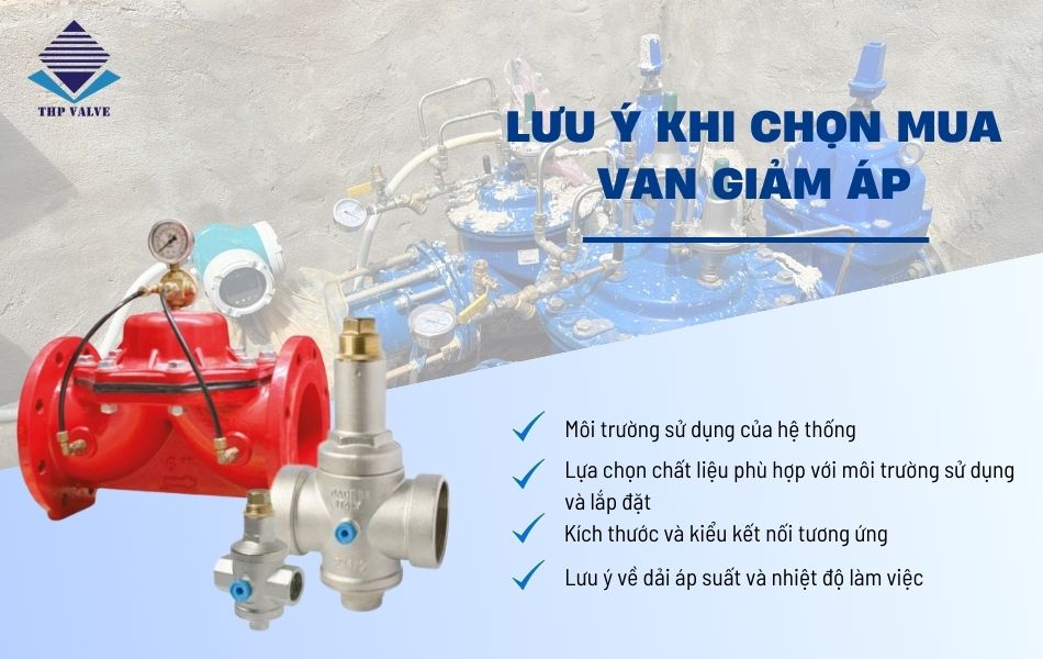 tiêu chí chọn mua van giảm áp