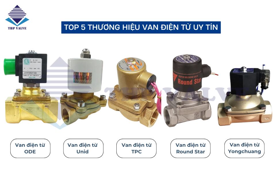 top thương hiệu van điện từ nên dùng