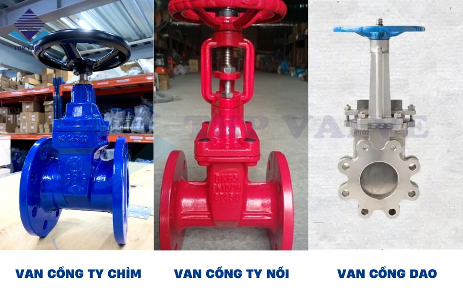 các loại van cổng dn300 phổ biến