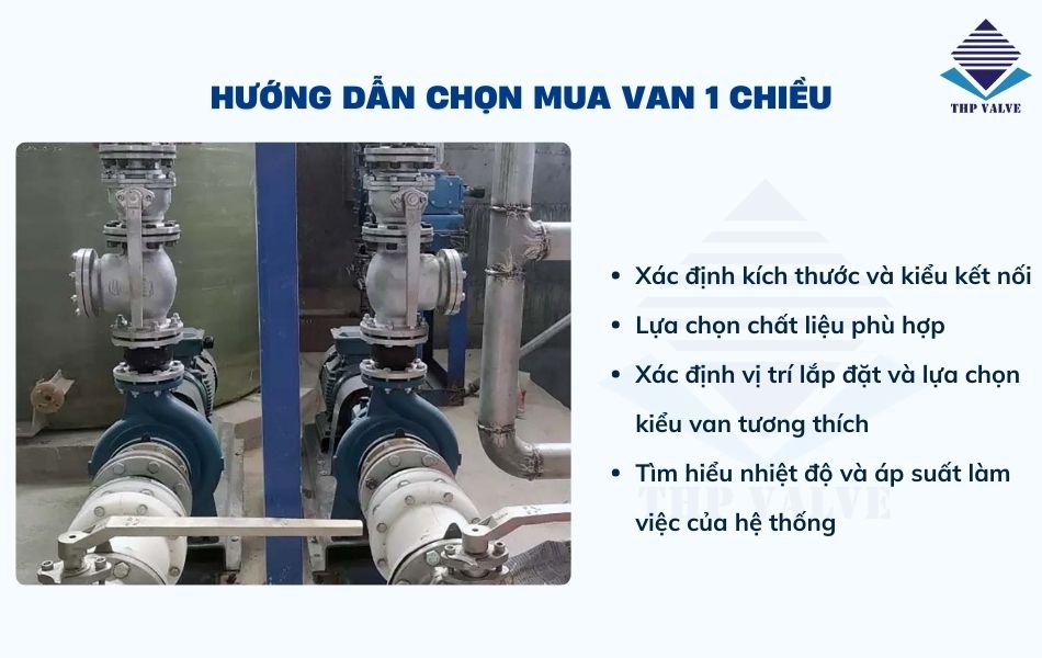 kinh nghiệm chọn mua van 1 chiều đơn giản