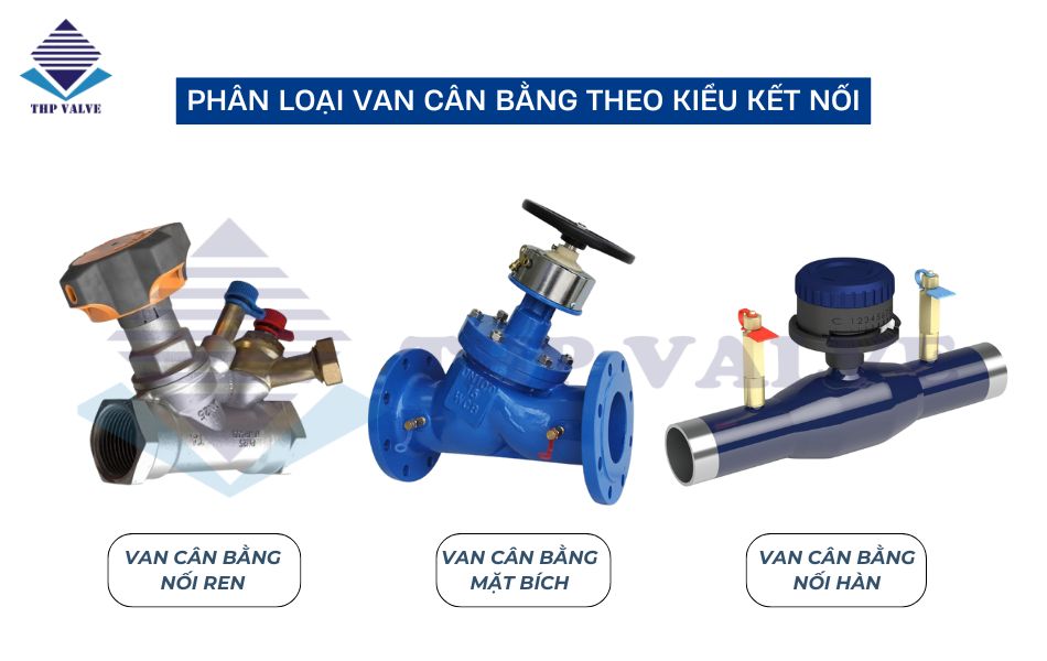 phân loại van cân bằng theo kết nối van