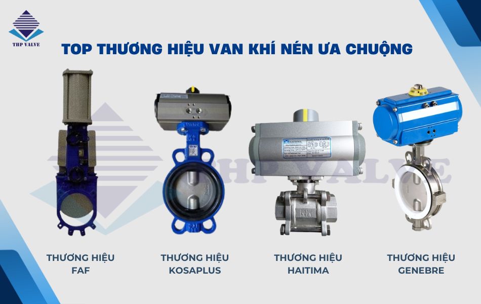 top các thương hiệu van điều khiển khí nén nên dùng