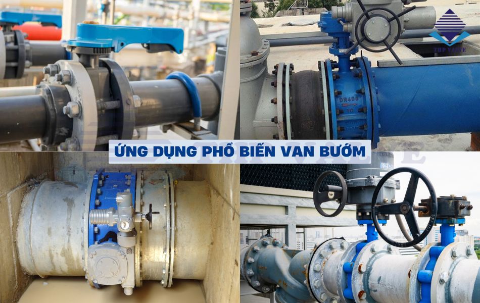 ứng dụng của van bướm