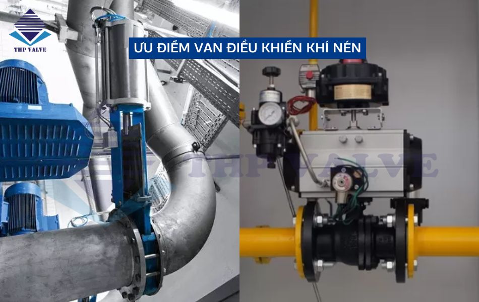 ưu điểm nổi bật van điều khiển khí nén