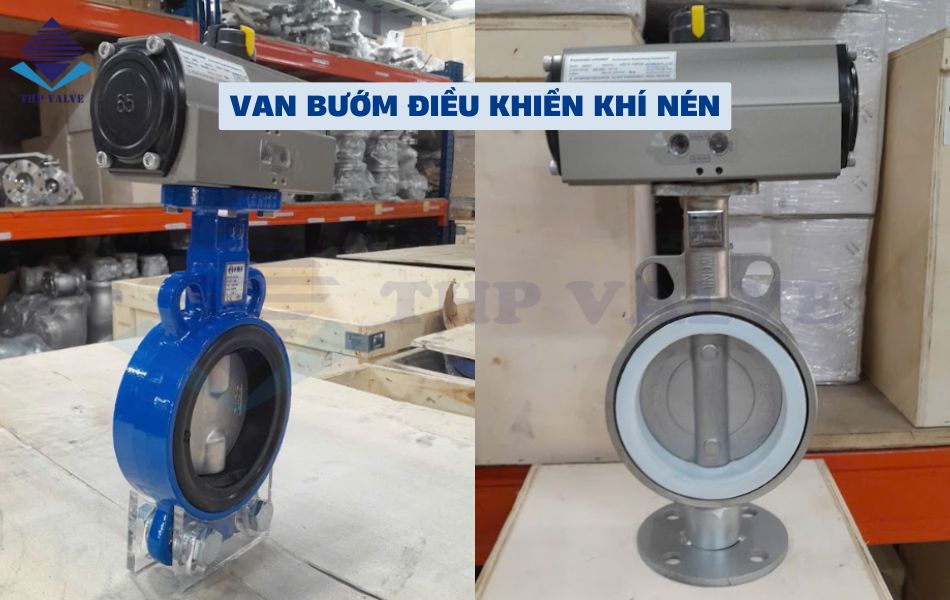 van bướm điều khiển khí nén