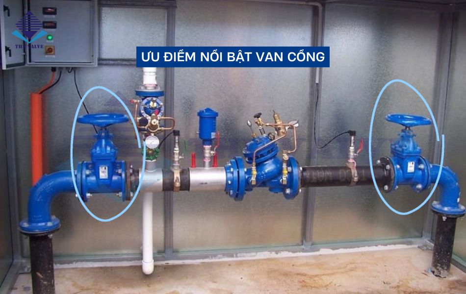 ưu điểm nổi bật của van cổng