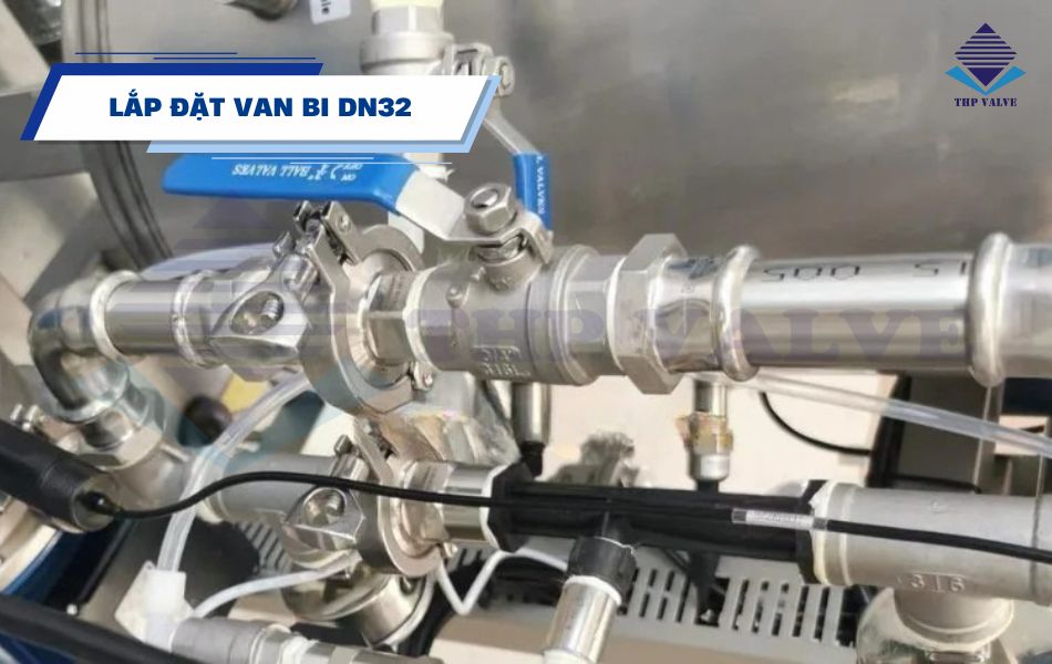 cách lắp van bi dn32 chuẩn