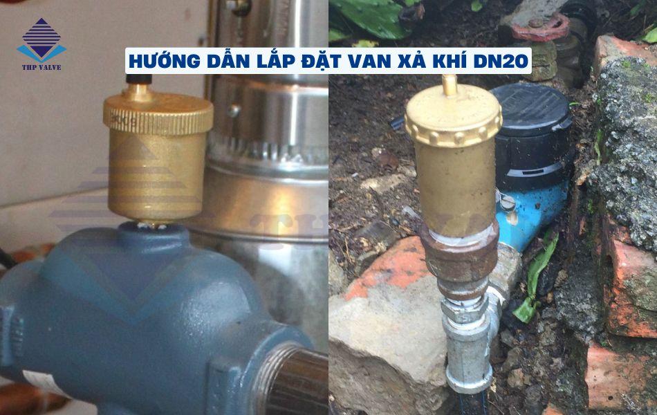 hướng dẫn lắp đặt van xả khí dn20
