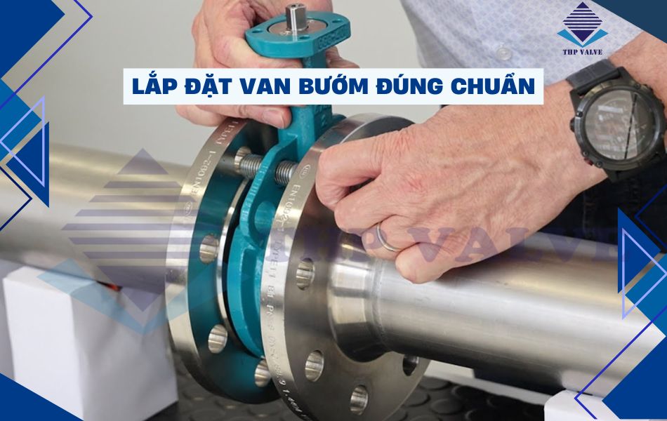 lắp đặt van bướm