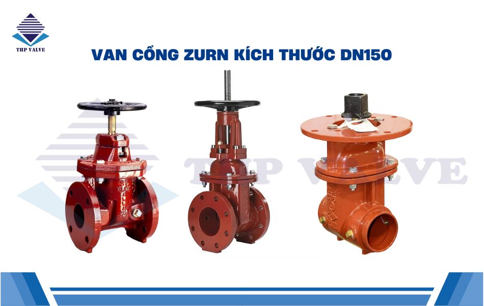 Van cổng Zurn kích thước DN150