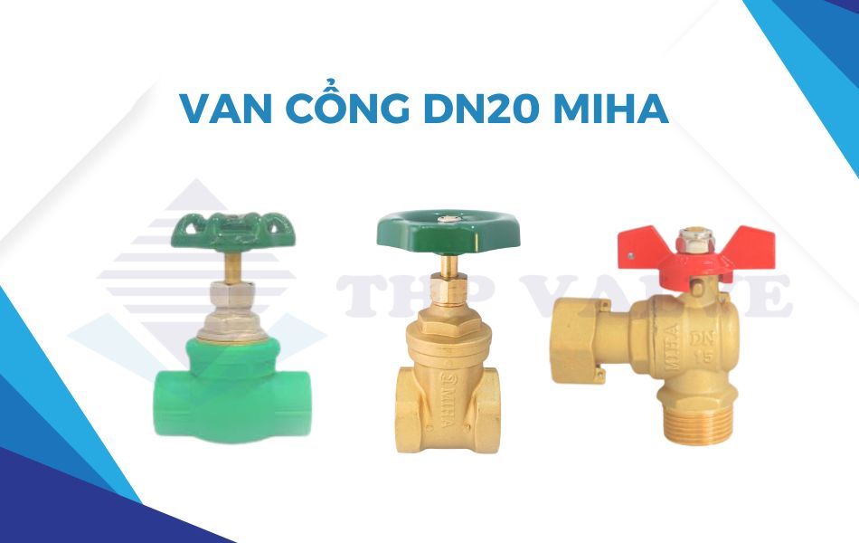 Van cổng DN20 của Miha Việt Nam