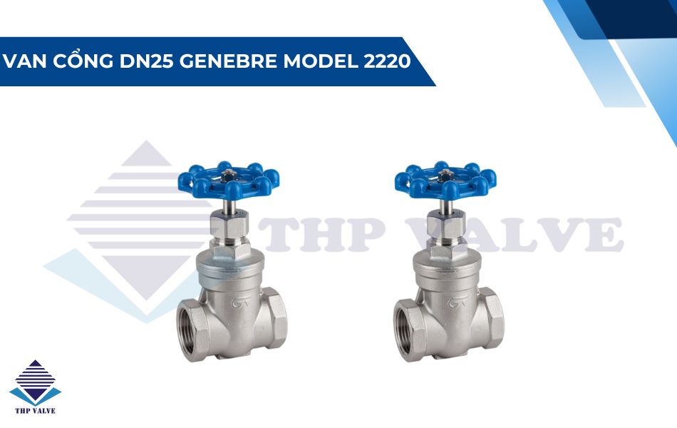 Van cổng DN25 Genebre model 2220