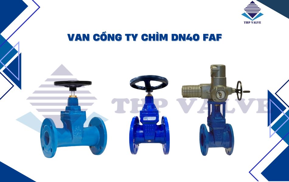 Van cổng ty chìm DN40 thương hiệu FAF