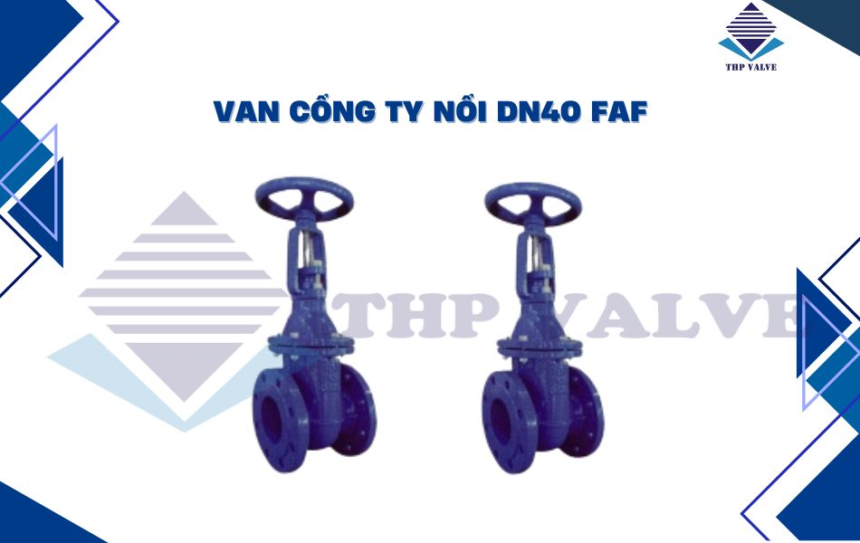 Van cổng ty nổi DN40 thương hiệu FAF