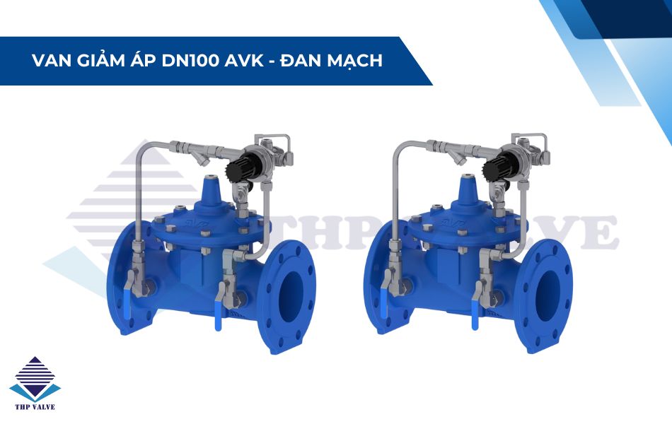 Van giảm áp DN100 AVK - Đan Mạch