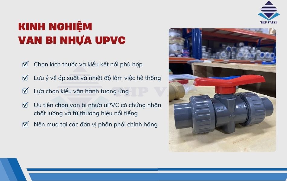kinh nghiệm mua van bi nhựa upvc