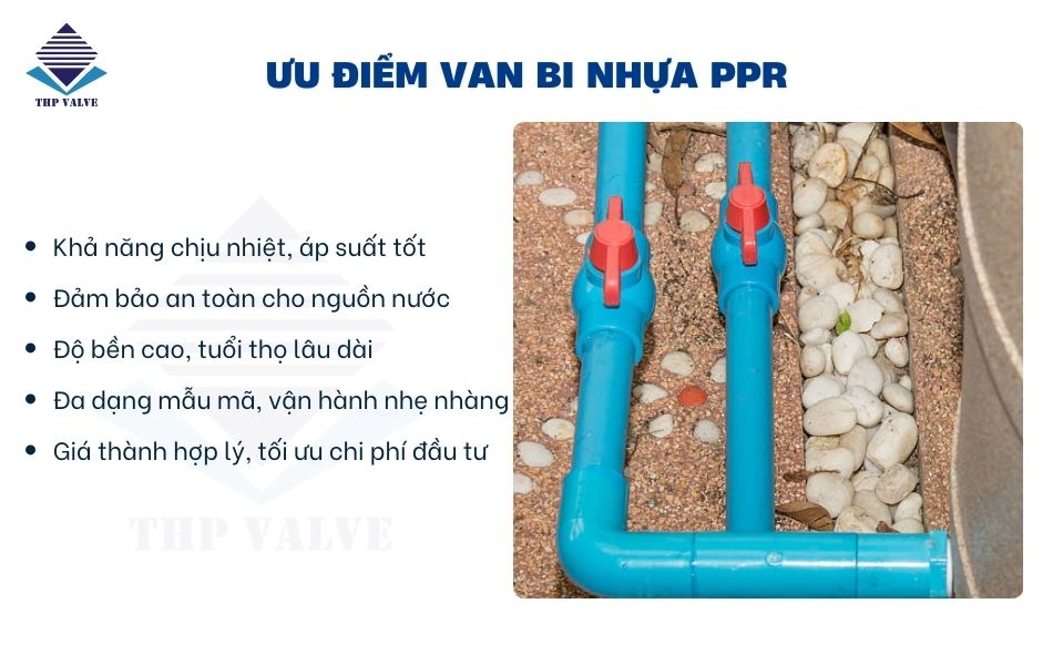 ưu điểm nổi bật van bi ppr