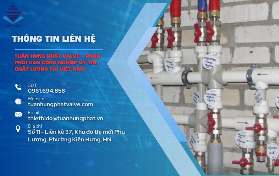 van bi tay bướm chính hãng tại tuấn hưng phát valve