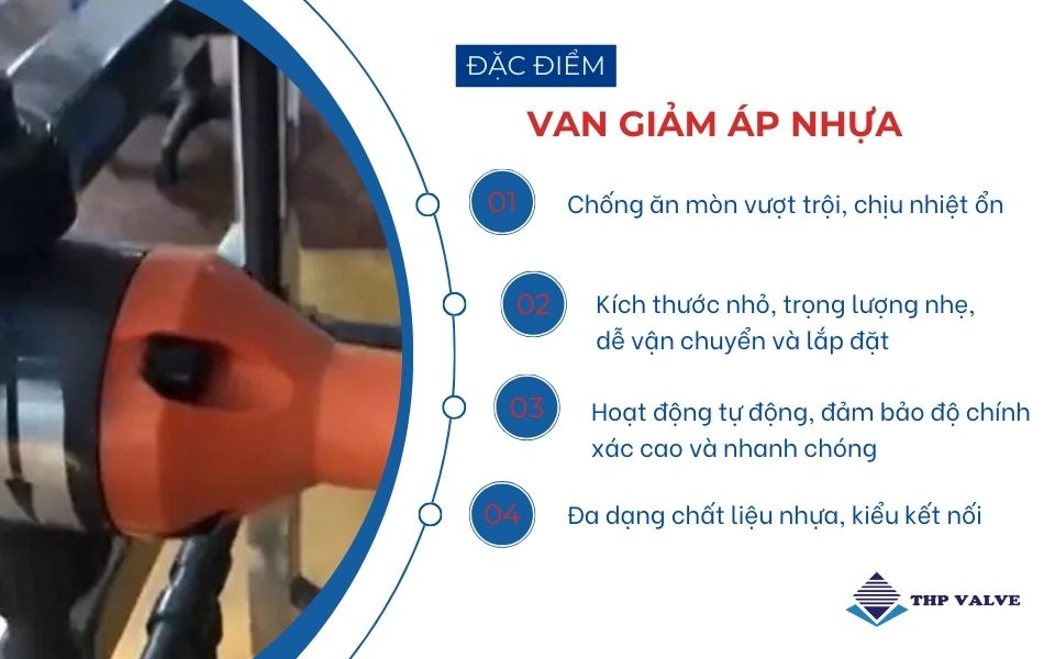 đặc điểm van giảm áp nhựa