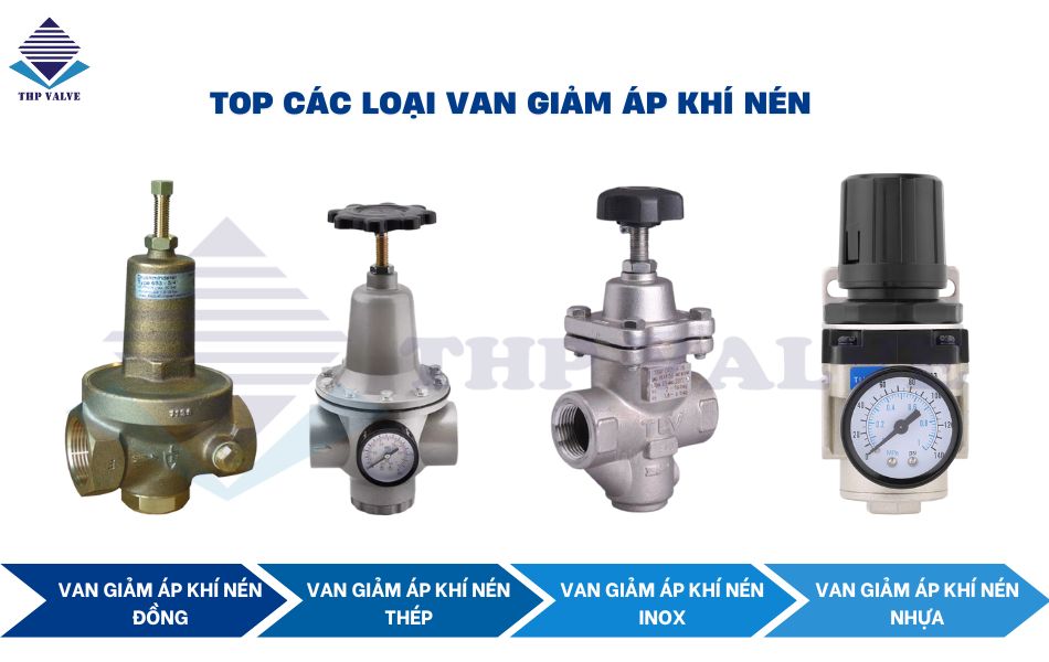 các loại van giảm áp khí nén thông dụng