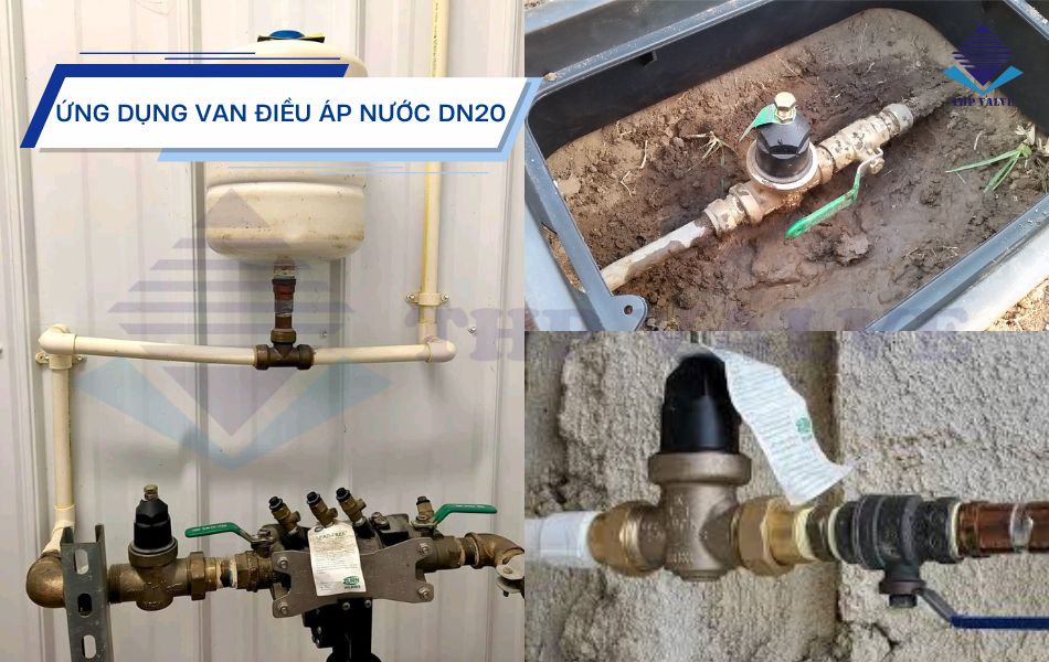 ứng dụng thực tế van điều áp nước phi 27