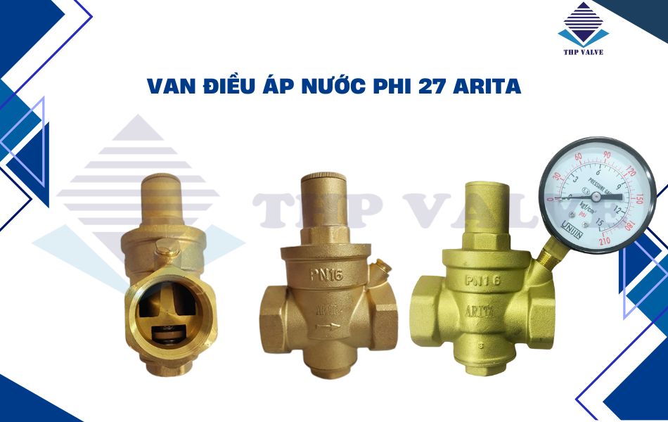 Van điều áp nước phi 27 Arita
